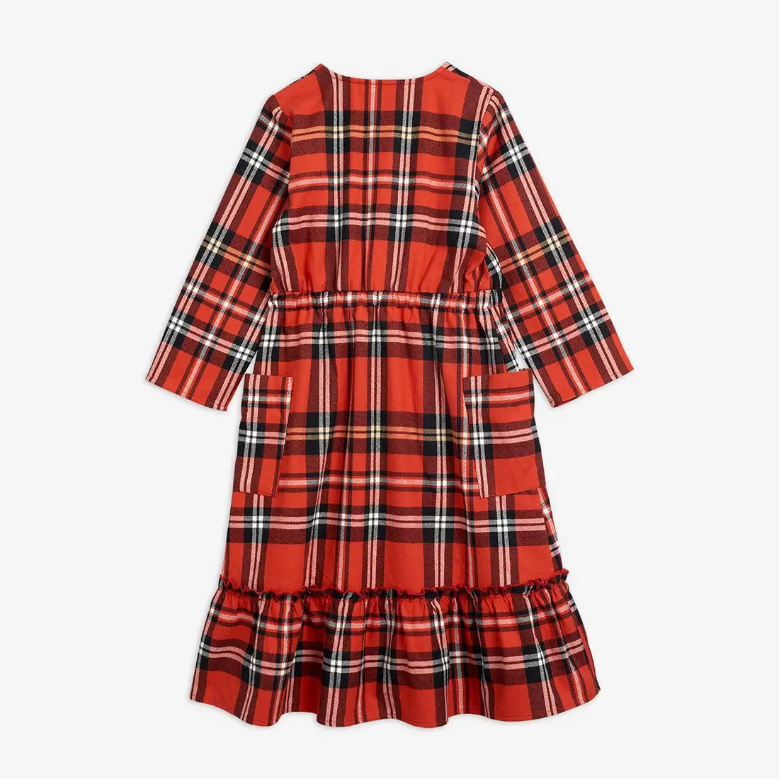 

Pre-sale 2020 Autumn/winter MR Series Red Plaid Dress Casual Dress