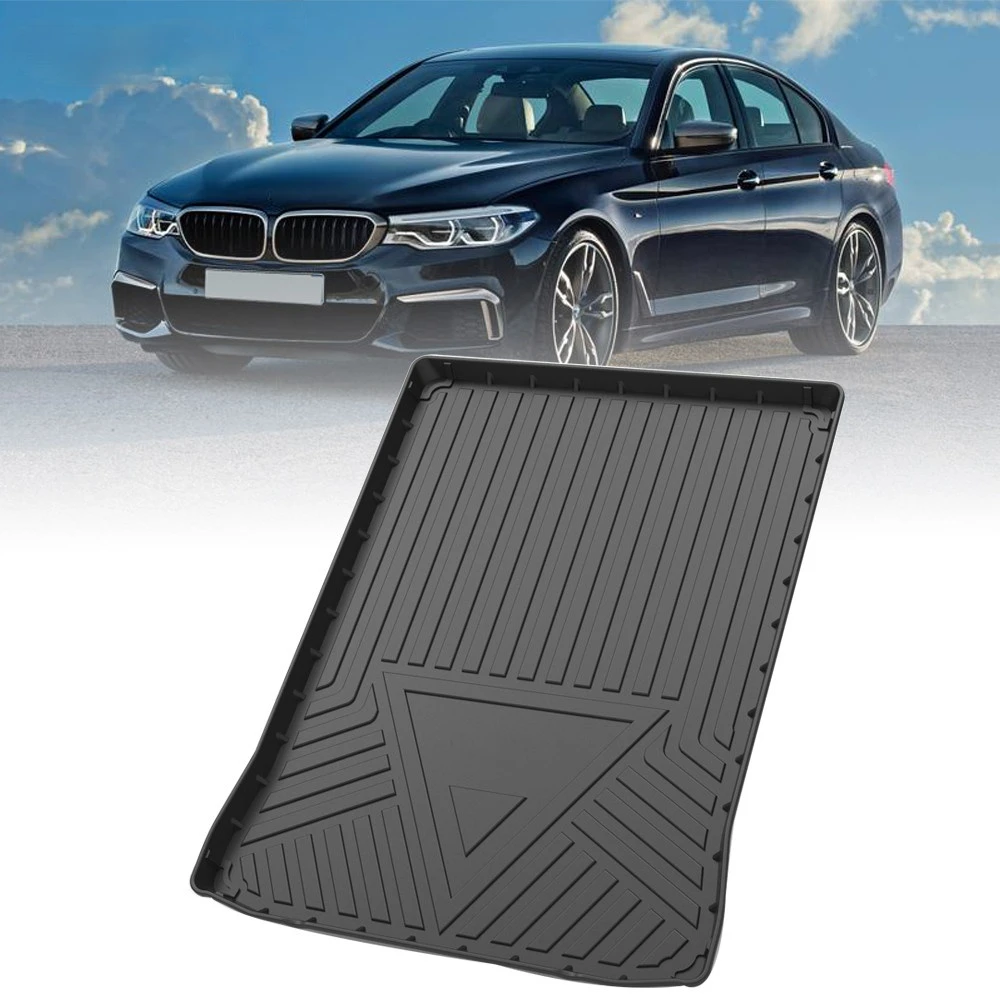 

TPE Trunk Mat For BMW 5 Series 2017 2018 2019 2020 2021 Car Waterproof Non-Slip Custom Rubber 3D Cargo Liner Accessories