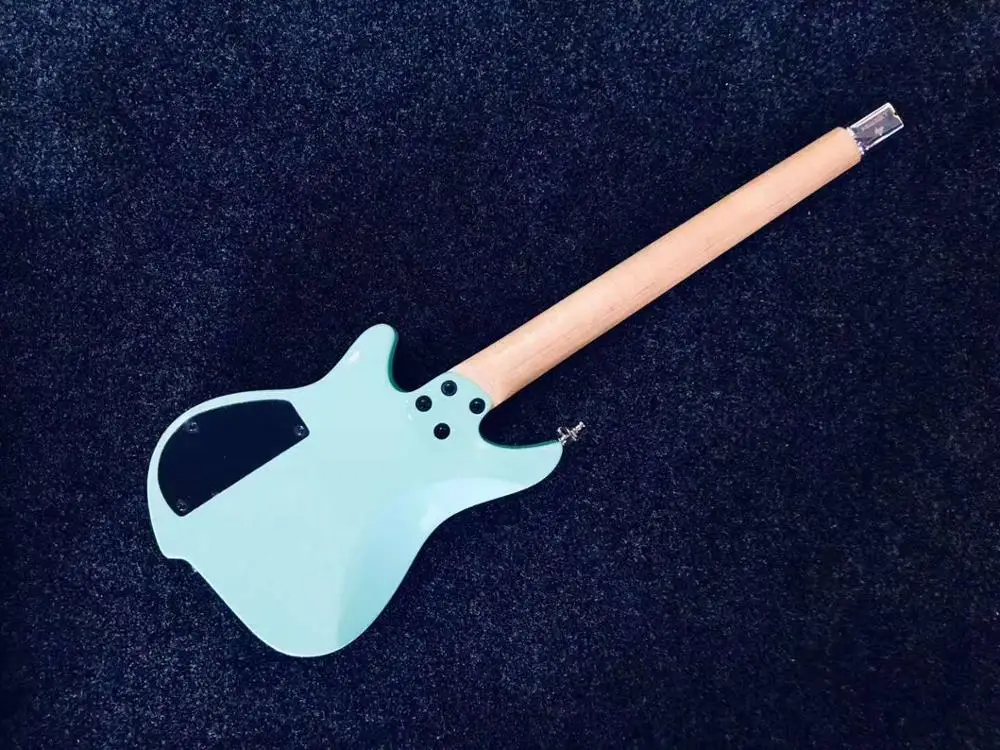 Новая электрическая гитара ALP LEAF100 портативная Детская без головы для начинающих