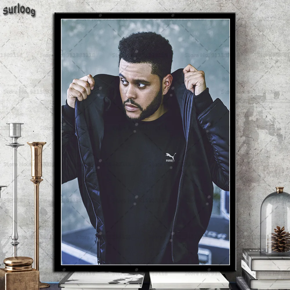 Плакат The Weeknd с музыкой певицей звездами настенные художественные плакаты
