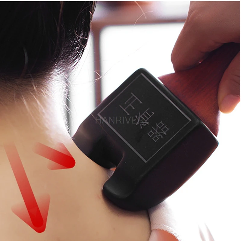 Каменная игла массажер каши Электротермический шейный уход за шеей углубление