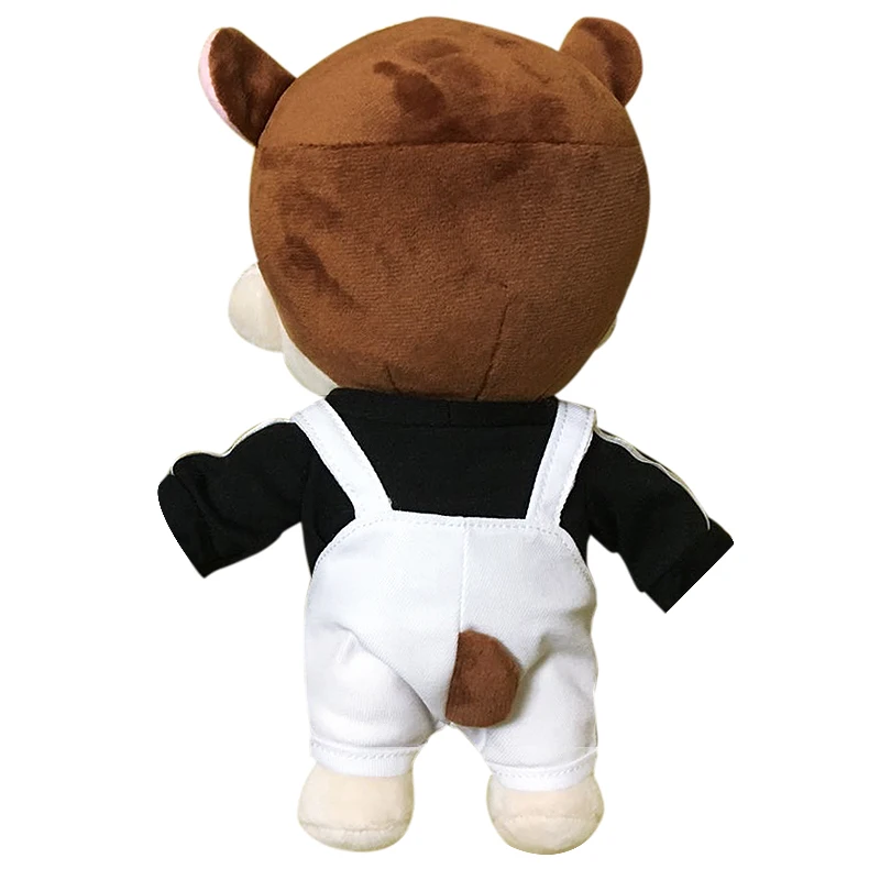 

Korea Hip Hop Cute Plush Toys Stuffed Dolls With Clothes Plush Doll Toys Soft Cotton Toy Collection Birthday Children Fans Gift