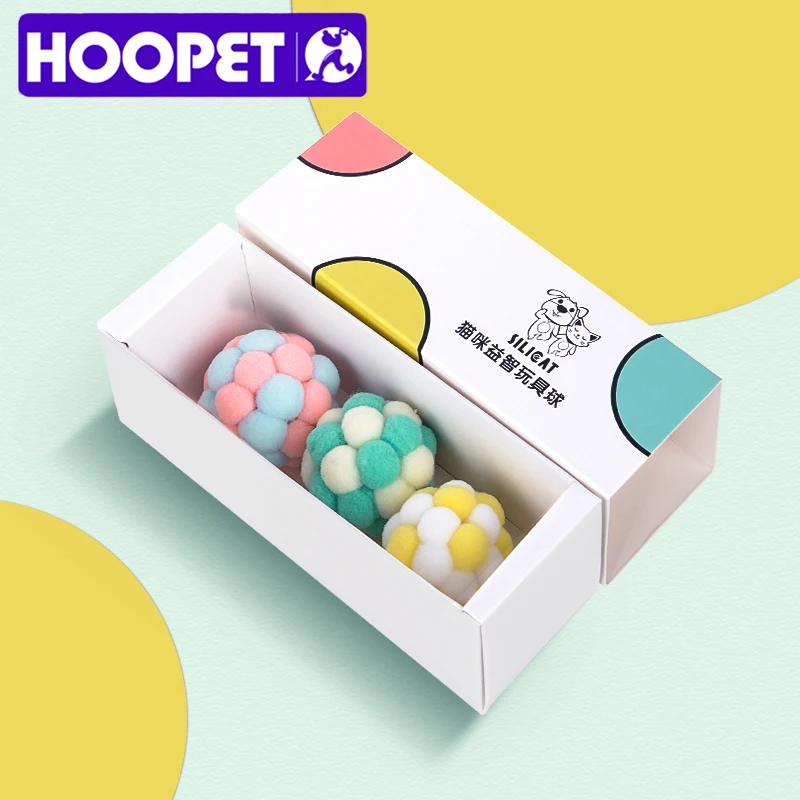 HOOPET игрушка для домашних животных обучающая кошек мячик мягкие игрушки круглый