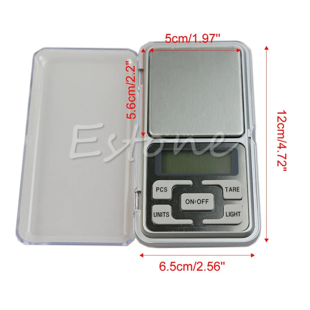 

1PC Pocket 500g x 0.01g Digital Scale Tool Jewelry Gold Balance Weight Gram