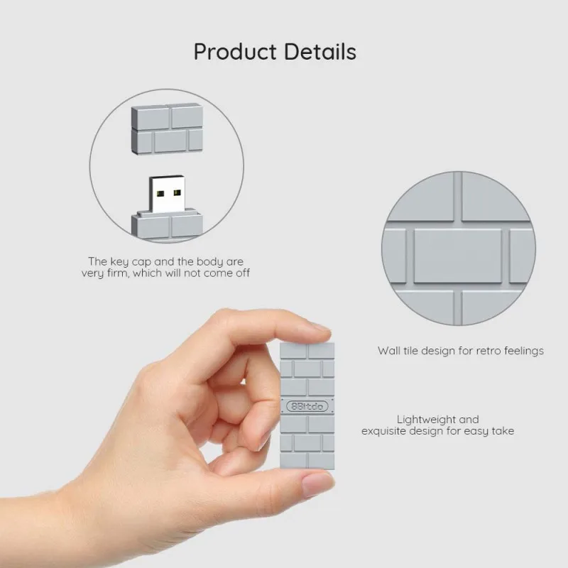 8Bitdo USB беспроводной Bluetooth адаптер приемник для PS 3 контроллера Xbox one Windows Mac Nintendo Switch