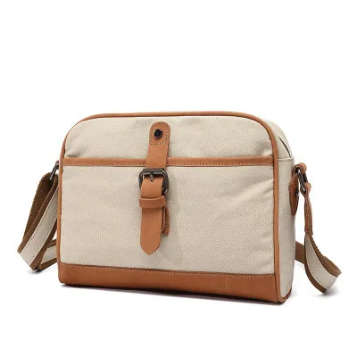 

Женская Повседневная Холщовая Сумка через плечо, бежевая или зеленая маленькая мягкая сумка на одно плечо