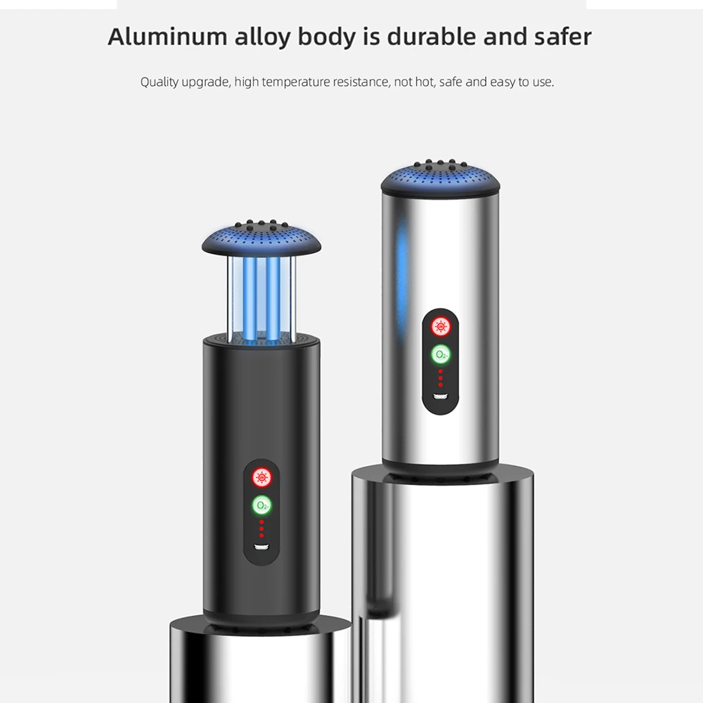 Автомобильный УФ генератор озона HEPA фильтр анион свежего воздуха USB очиститель