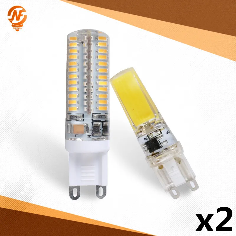 

2pcs/lot G9 LED Lamp 6W 7W 9W 10W 12W Corn Bulb AC 220V SMD 2835 3014 2508 Lampada LED light 360 degrees Replace Halogen Lamp