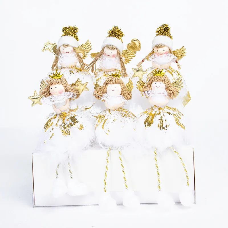 Рождественская Кукла Ангел игрушка рождественские украшения для дома
