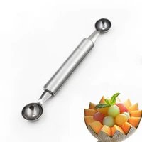 double headed multi purpose stainless steel watermelon digger fruit spoon digging ball spoon kitchen accessories