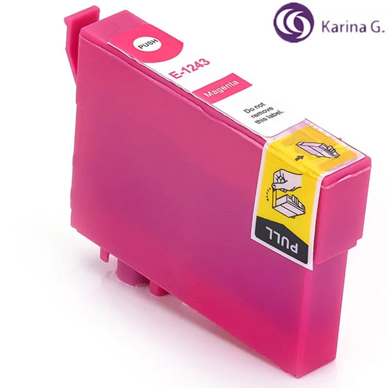 Совместим с картриджем Epson T1241 T1242 T1243 T1244 для NX125 NX127 NX130 NX230 NX330 NX420 NX430 Workforce 320 323 и т.