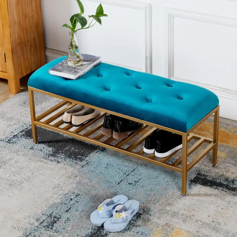 Скамейка для обуви в скандинавском стиле скамейка стойка магазина одежды