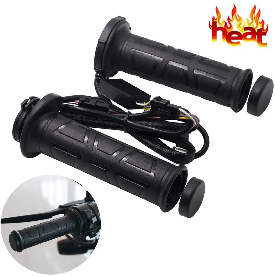 Мотоциклетные электрические Грипсы с подогревом 7/8 дюйма 22 мм 12 В | Автомобили и