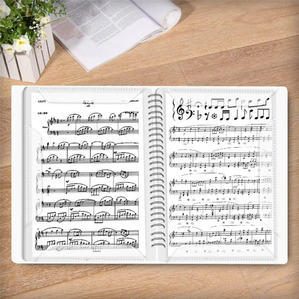 

Папка для файлов, стильный модный дисплей, Полностью прозрачная музыкальная Расширенная папка