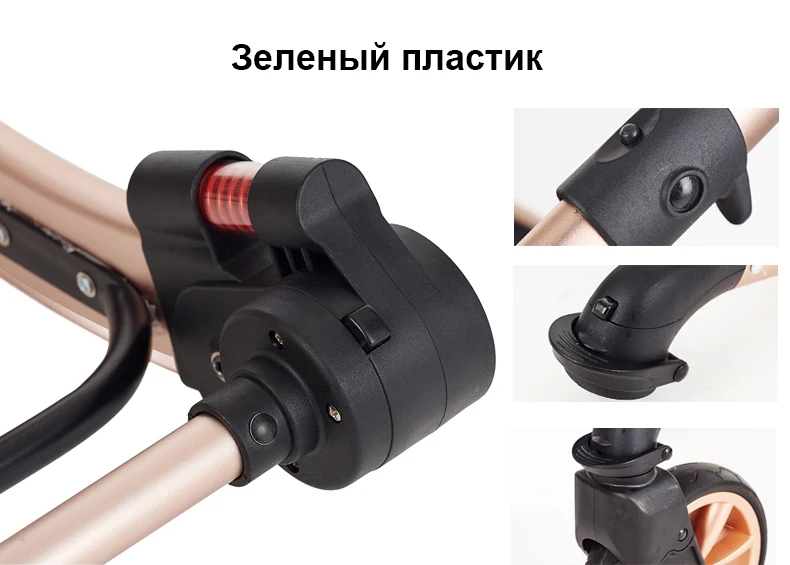 Luxmom детская коляска 2 в 1 Высокое пейзаже Multifunctionc может сидеть или лежать складной четыре сезона Россия