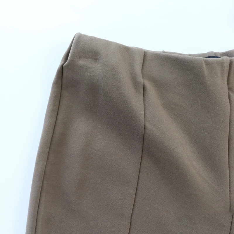 

Women Pencil Pants High Waist Zipper Slit Solid Black Casual Office Lady Vintage 2020 Fashion Winter Spring Slim Female Trousers
