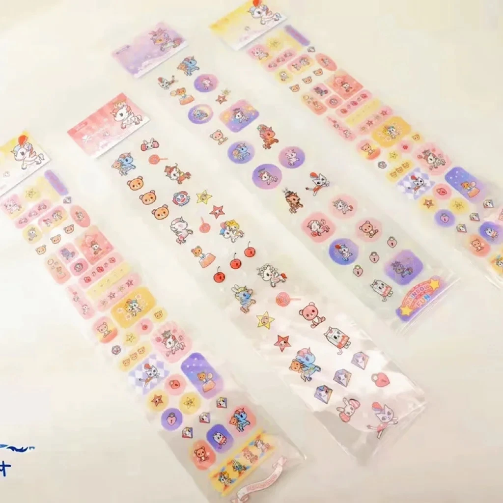 

TOKIDOKI Карнавальная серия наклеек ПВХ водостойкий прочный блокнот дневник альбом декоративная паста бумага кавайные Канцтовары