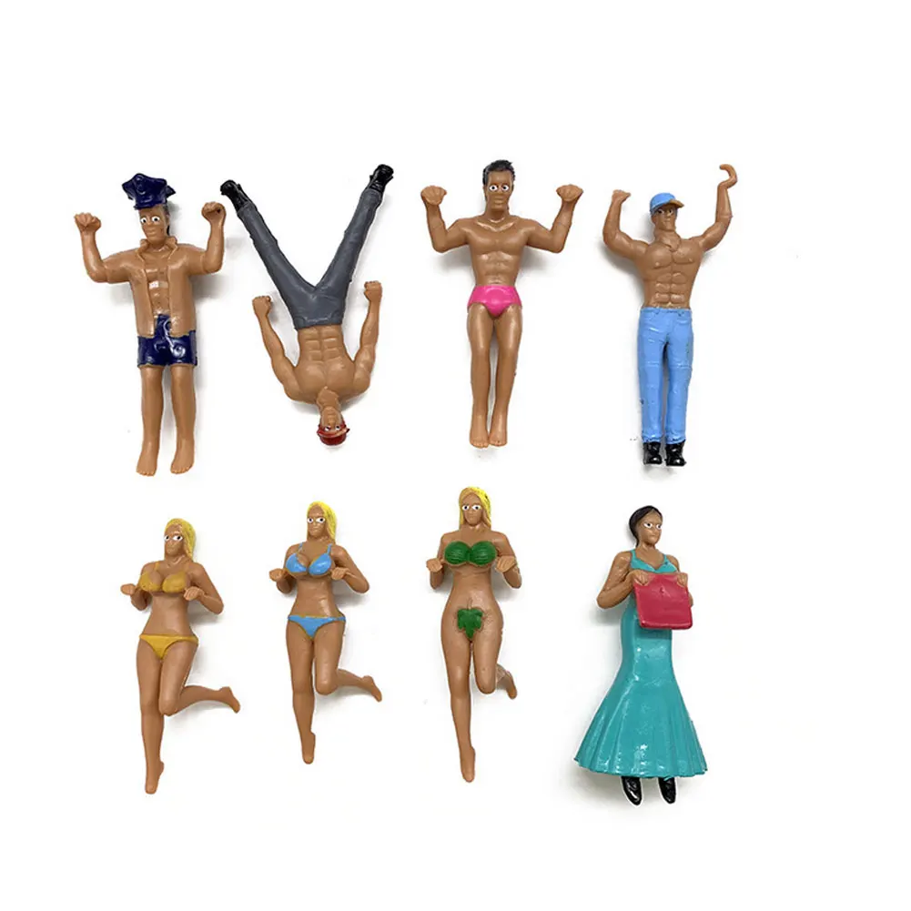 8 шт. подвесная кукла фигурки чашки края подвесные куклы бикини мини-фигуры