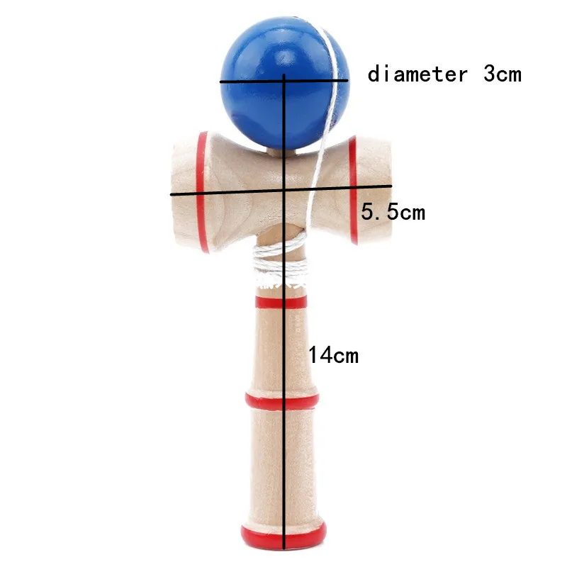 Шар Kendama наборы игрушечных конструкторов для детей безопасности игрушек Bamboo