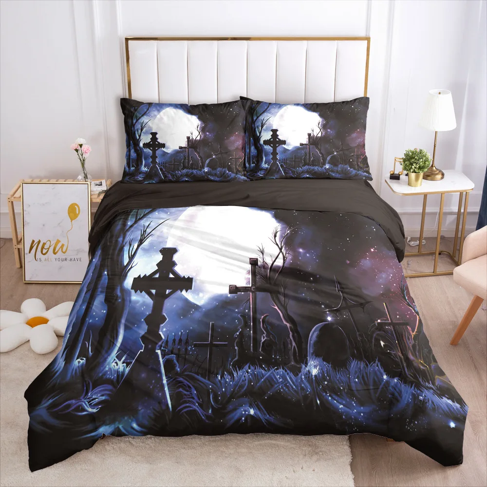 

HD Digital Print Horrible Bedding Sets Demon Duvet Cover+ Pillowcase 2/3pcs Twin Queen King bed set US/AU/EU size 10 style