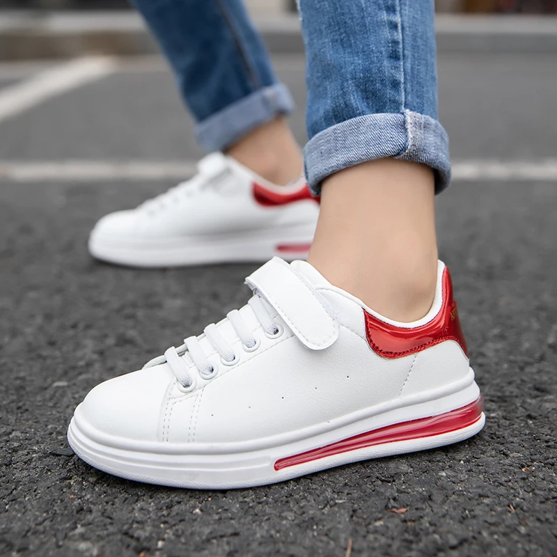 

Casual Kids Shoes Sneakers Children White Shoes Flats Antislip Girls Trainers Classic Fashion PU Leather shoes Children Sneakers