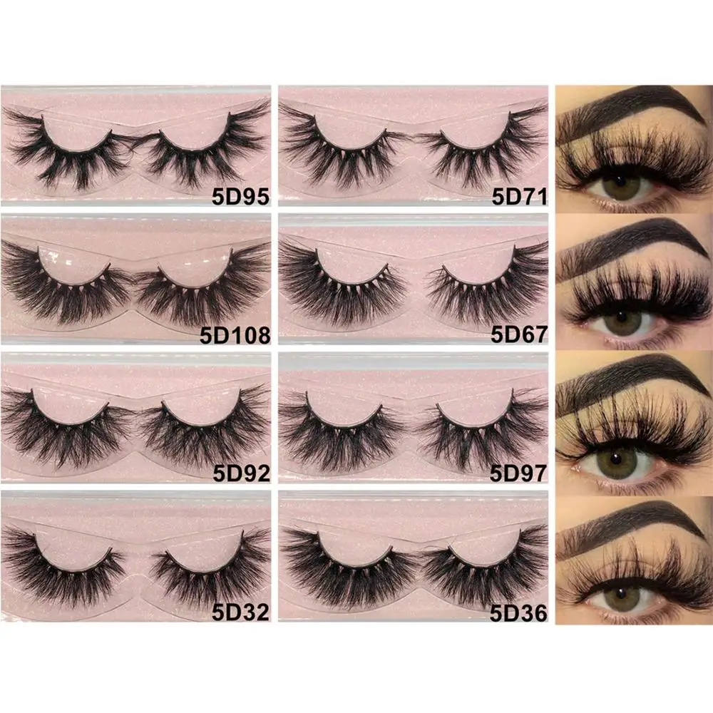5D норковые ресницы оптом ручной работы пушистые накладные поставщик долговечные