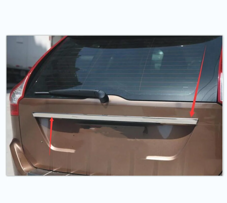Для VOLVO XC60 2009 2014 Высокое качество молдинг из нержавеющей стали задняя дверная