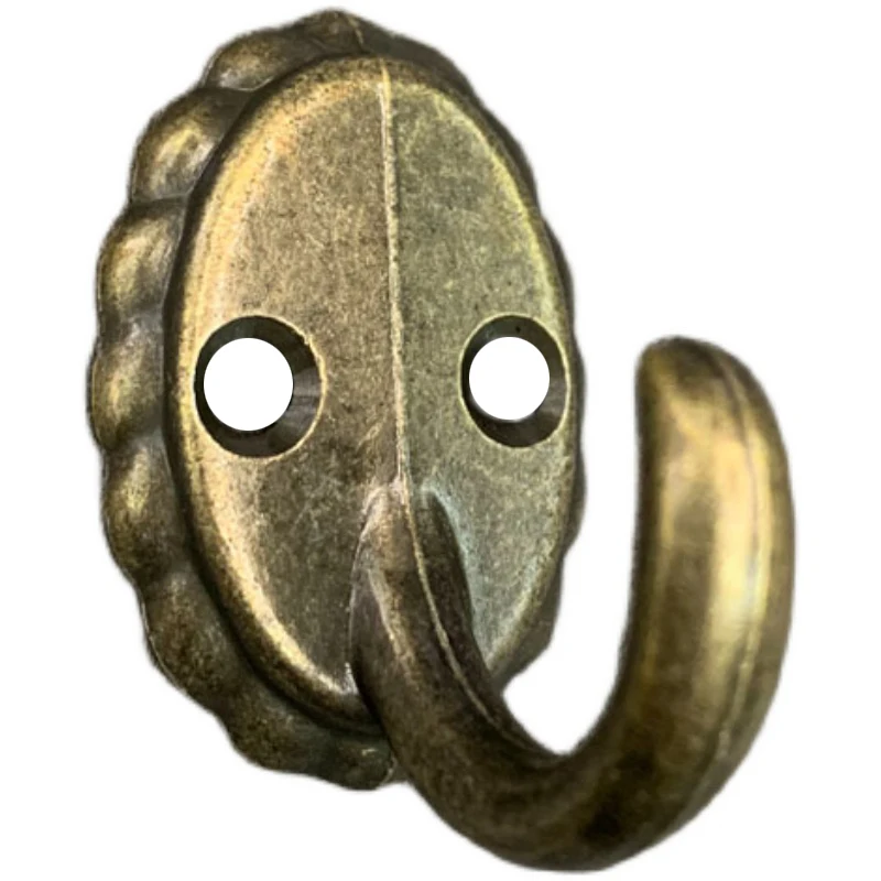 10 металлических цинковых крючков для подвешивания винтажных бронзовых дверей и