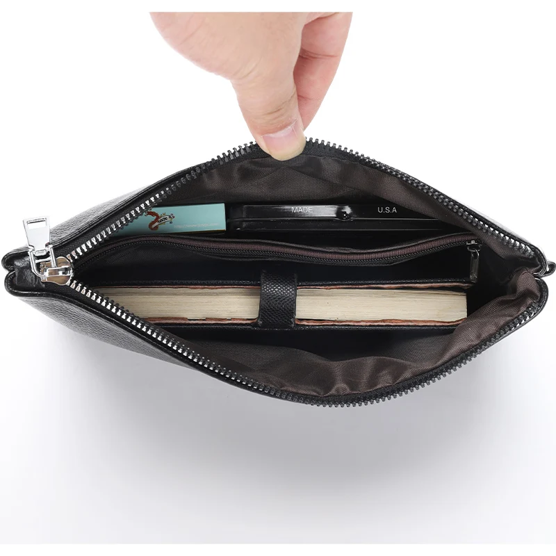 Black Brown Eagle Emboss PU Leather Man Day Clutch Bag 2022 Long Design Fashion Man Wallet Purse Business Male Mobile Cardholder