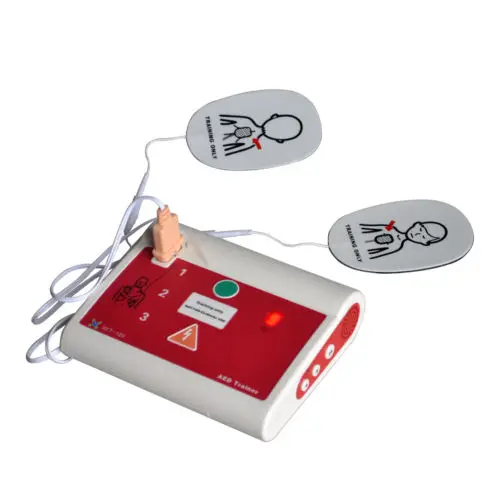 AED тренажер Defirillator симулятор CPR тренировка Первая помощь практика на французском