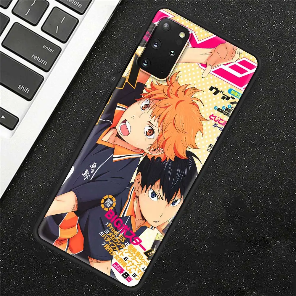 

Anime Haikyuu Nekoma Silicone Phone Case For Samsung Galaxy S21 S20 FE S20 Ultra 5G S10e S10 S9 S8 Plus S7 Shell Cover Coque