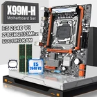 Комплект материнской платы JINGSHA X99 lga 2011-3 с XEON E5 2640V3 и 2*8 ГБ DDR4 2133 МГц ECC REG ОЗУ с поддержкой NVME M.2 USB3.0 SATA 3,0