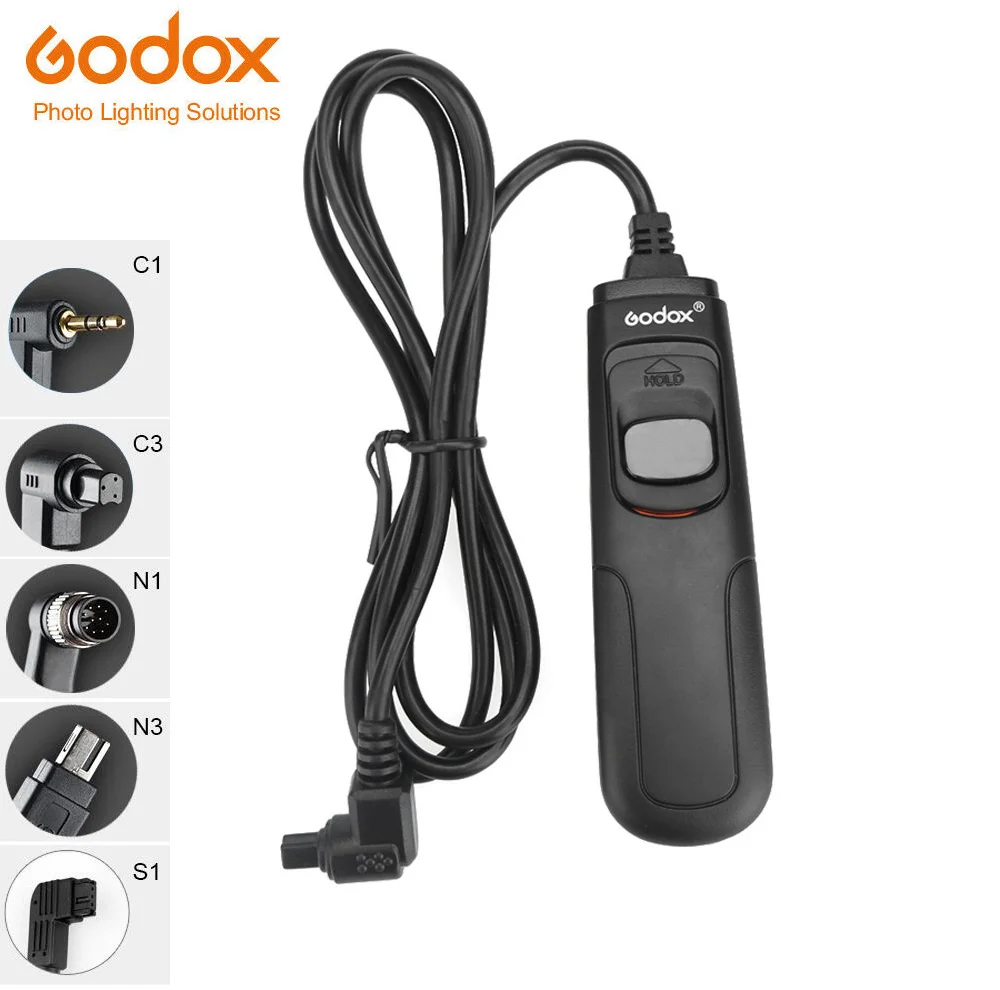 Godox RC C1/C3/N1/N3/S1 DSLR дистанционный кабель для спуска затвора камеры Canon EOS 1100D 600D 700D 1000D