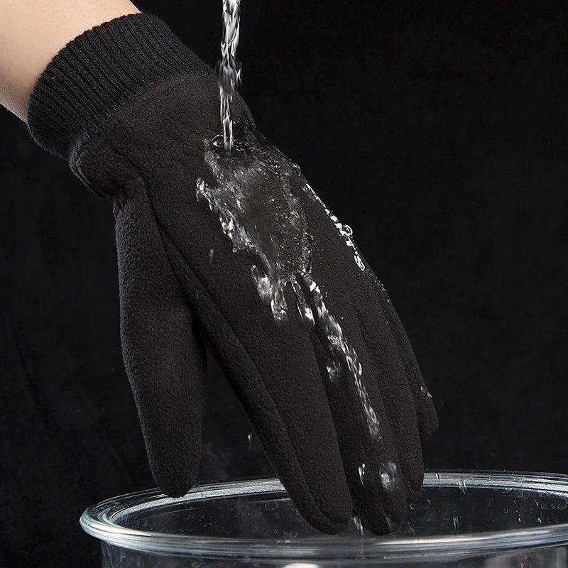 

Winter Men's Windproof Keep Warm Touch Screen Glove Breathable Waterproof Anti Slip Bike Cycling Gloves for Male