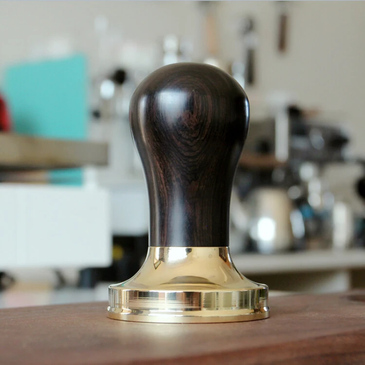 

51/58/58.5mm Brass Tamper Coffee Powder Hammer with 304 Stainless Steel Base Coffee Accessories