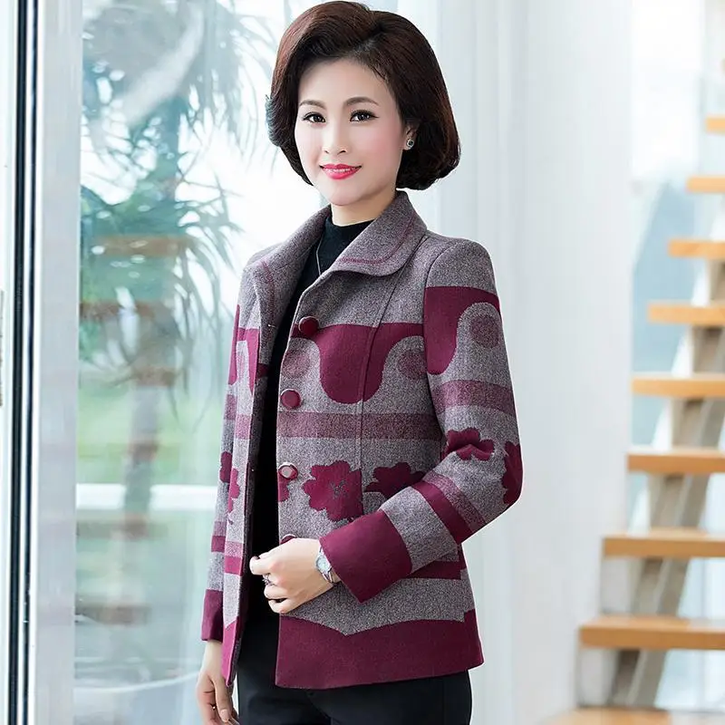 Новинка 2020 демисезонная куртка для пожилых женщин тонкий свободный кардиган