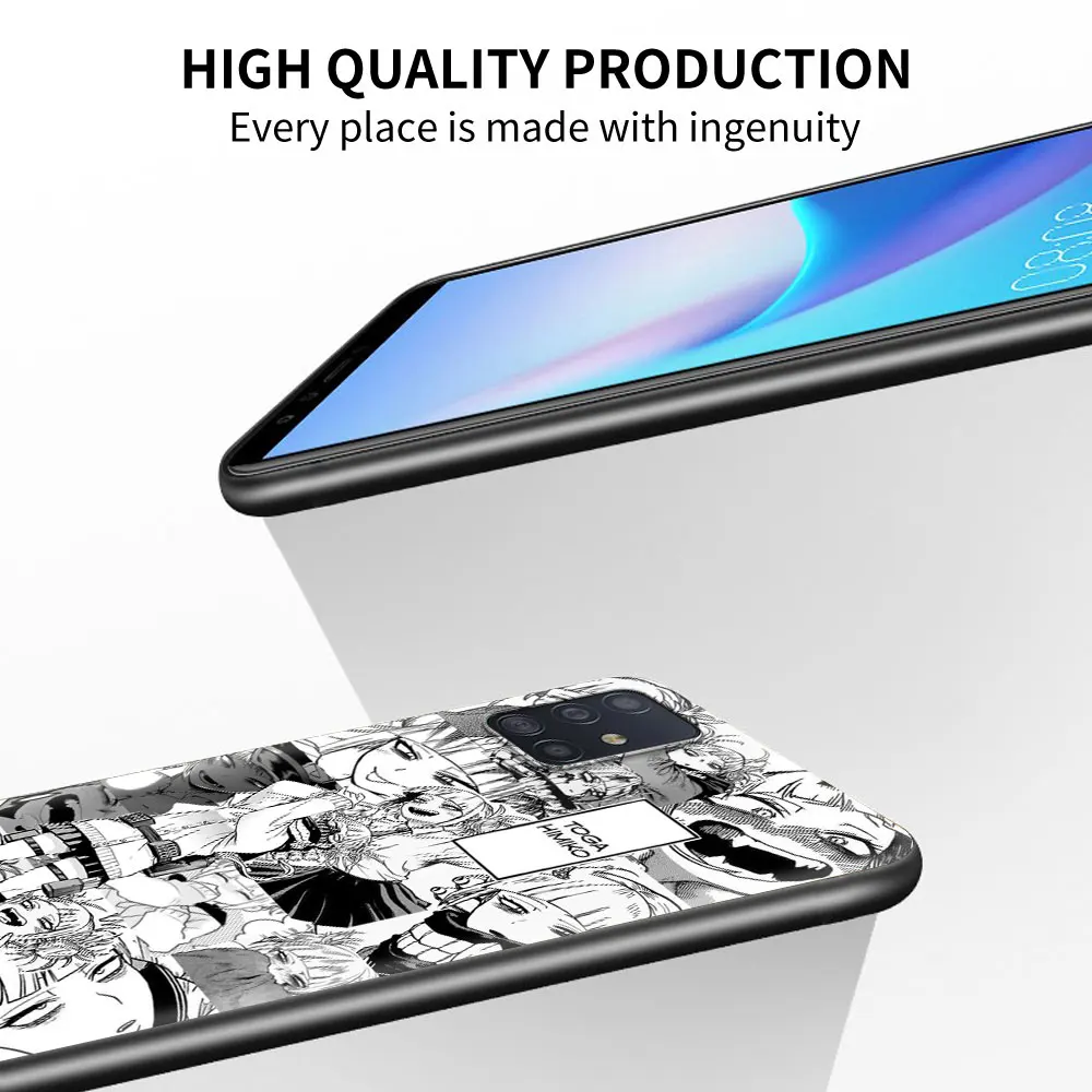 Himiko Toga Boku силиконовый чехол для Samsung Galaxy A51 A71 A50 A21s A70 A10 A20e A30 A40 A31 A41 A11 A12 A02s задняя