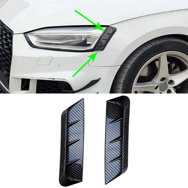 

4PCS Front Eyelid Rear Lamp Eyebrow Cover Trim For- A5 S5 2019 Car Styling