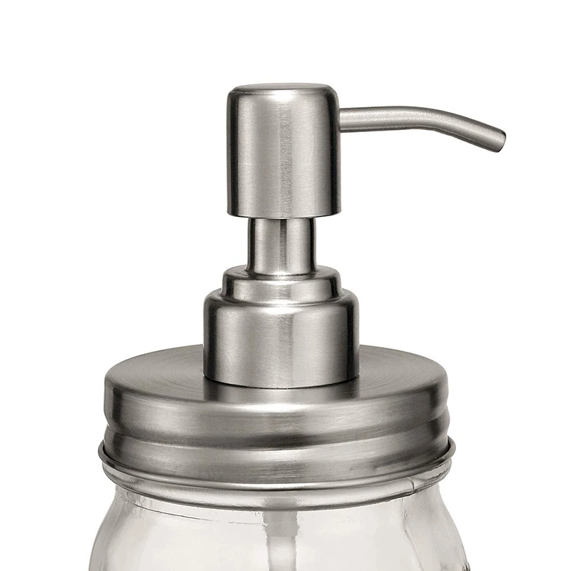 Двойной дозатор для мыла из нержавеющей стали и крышка дозатора лосьона запасной