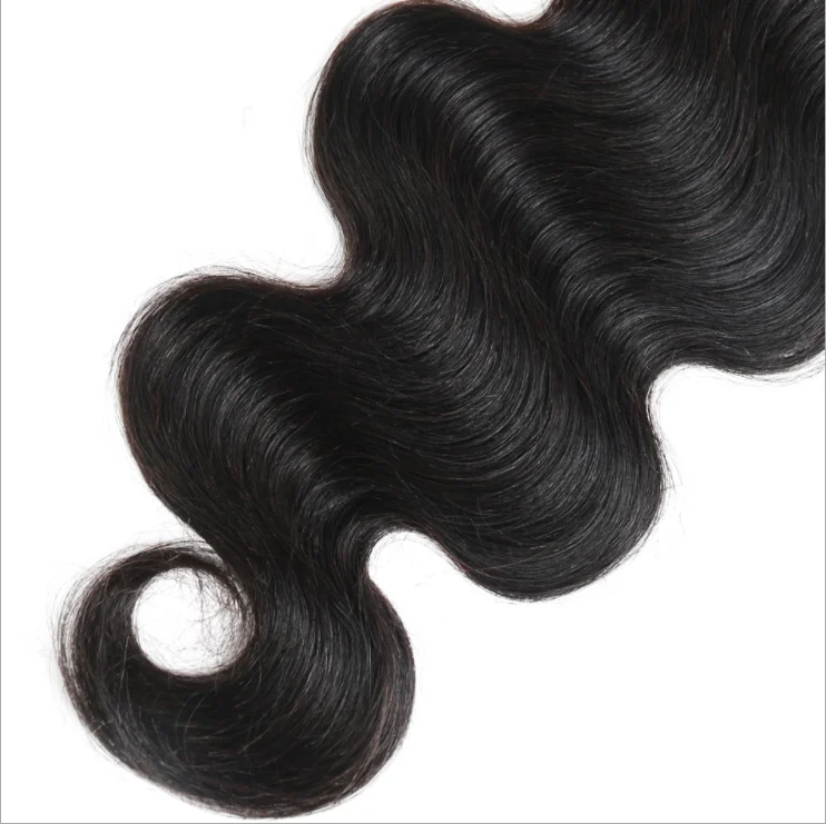 

Missanna Brazilian Body Wave 4X4 Lace Closure Natural Lace Color With Baby Hair Pre Plucked Hair Line Human Remy Hair Closures