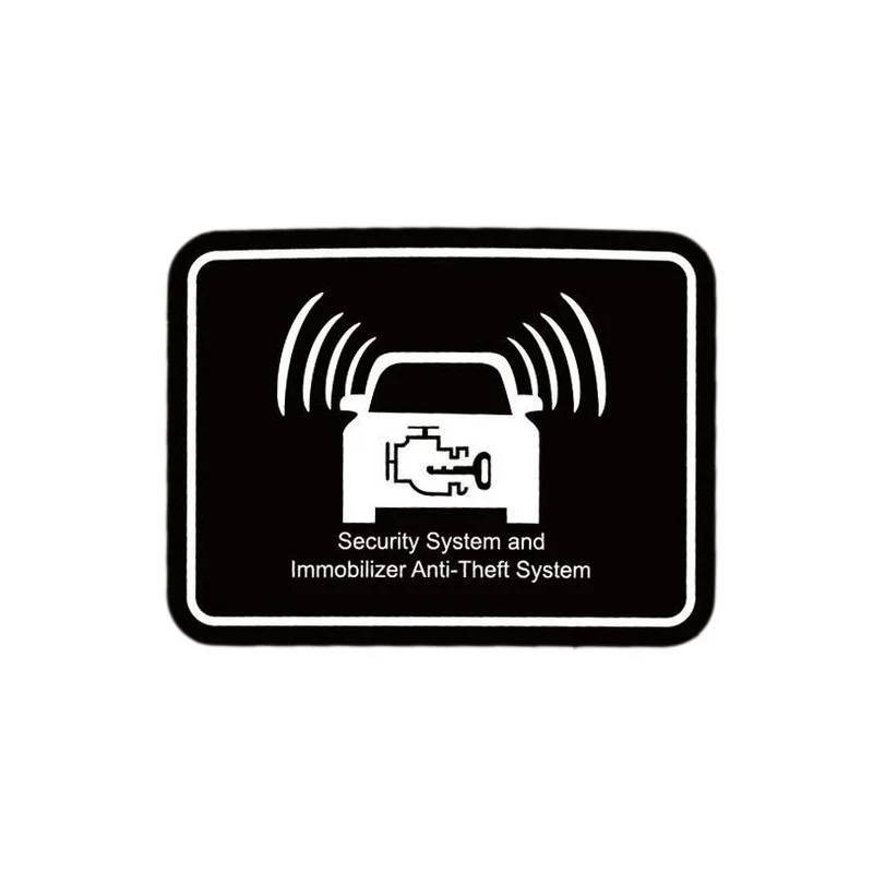 

1 шт., Автомобильная Противоугонная наклейка, 5 х6 см