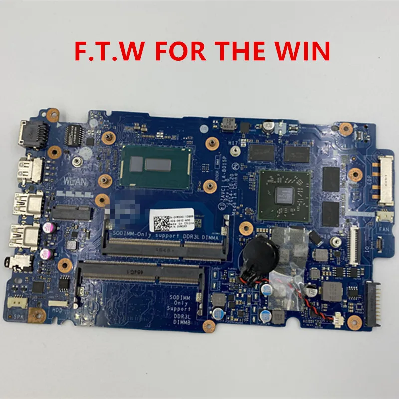Online VW3X0 MB FÜR Para Dell Laptop Motherboard 5448 5443 5548 5543 CPU I7-5500U AMD M265 4G LA-B015P 100% Probado
