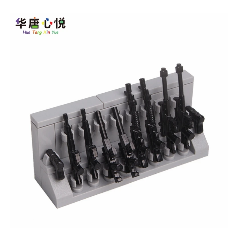 Блокировочное военное оружие игрушки для детей набор из 10 пистолетов подарки