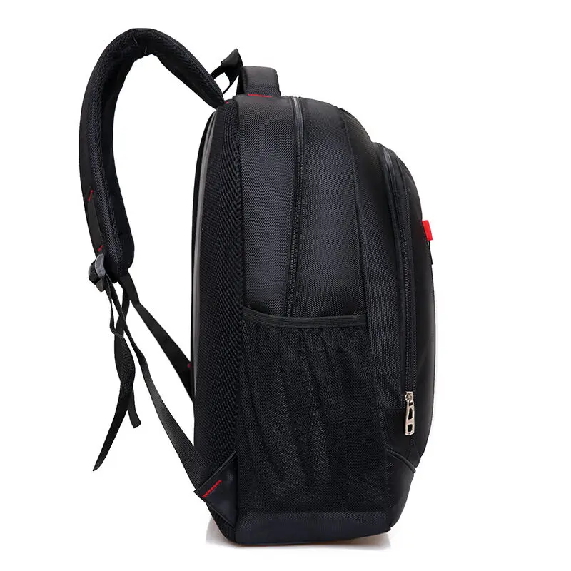 Мужской нейлоновый рюкзак черный водонепроницаемый для ноутбука 15 6 дюйма книг