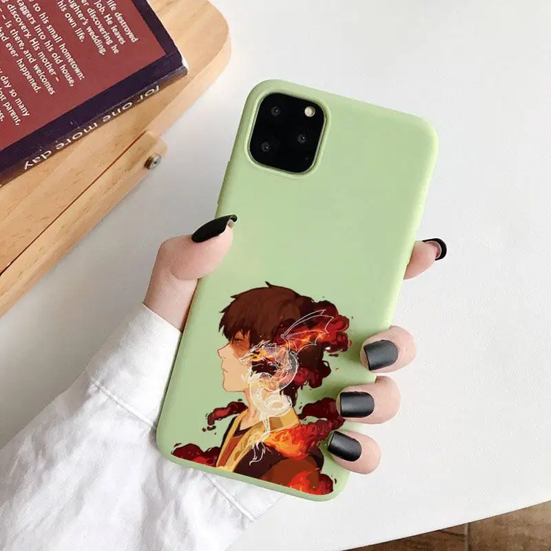 

Avatar The Last Airbender Phone Case Candy Color for iPhone 6 7 8 11 12 s mini pro X XS XR MAX Plus