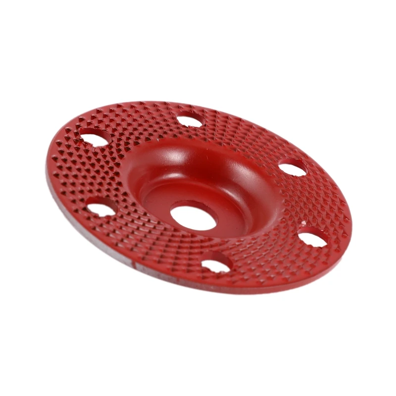 

4Inch Wood Shaping Disc Flat Carving Disc with Hole 16mm Bore Sanding Grinder Wheel for 100 115 Angle Grinder
