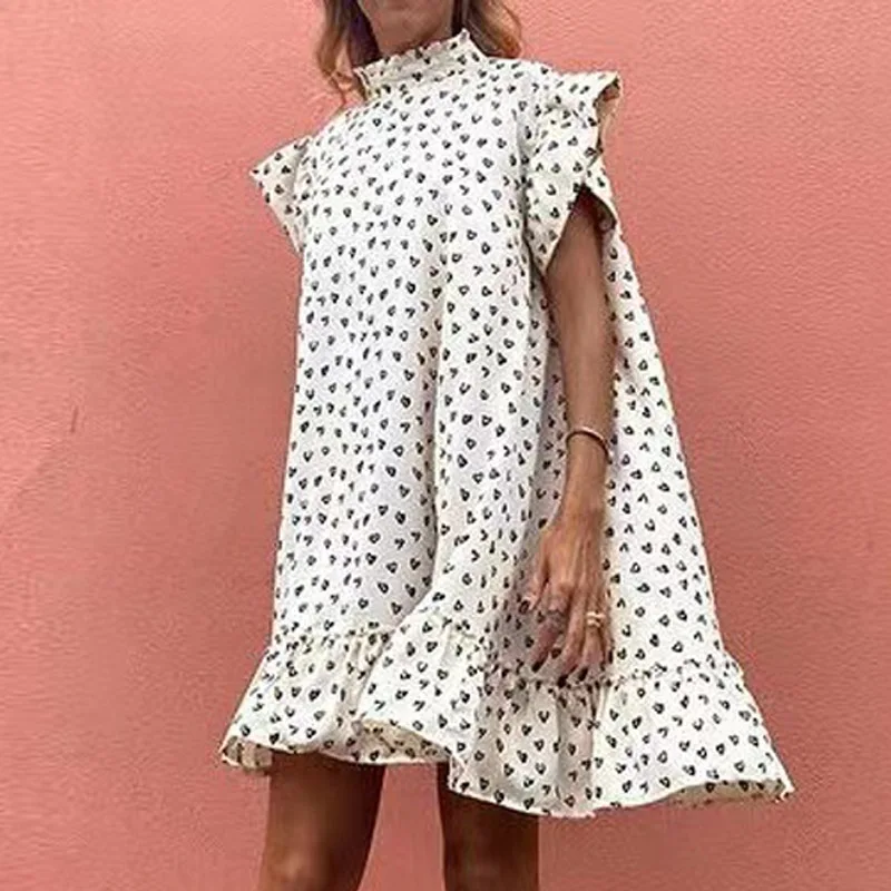 Новое женское сексуальное с высоким плотно облегающим шею воротником мини