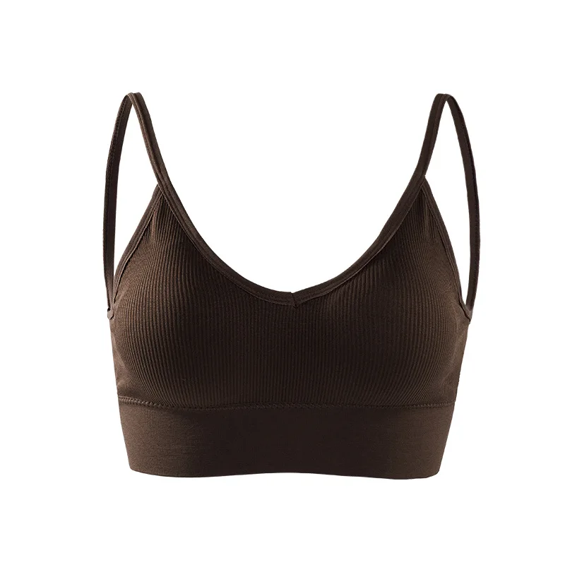 Бюстгальтер пуш ап с подбивкой для занятий спортом йогой бега тренажерного зала u