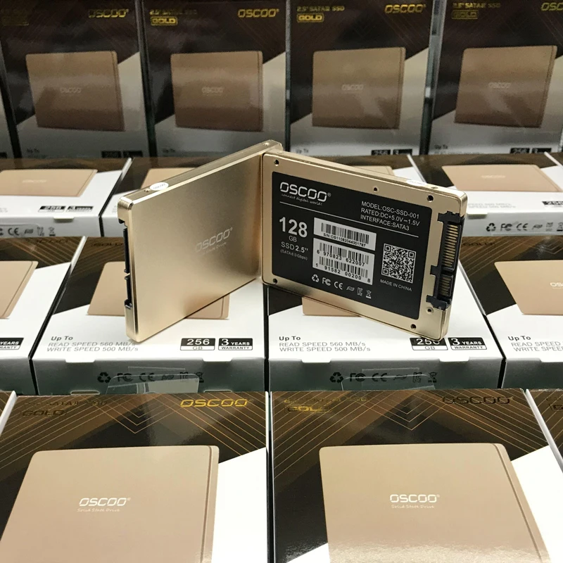 OSCOO 2 5 дюйма SSD SATA3 MLC оригинальные жесткие диски 128 ГБ 256 512 внутренний жесткий диск