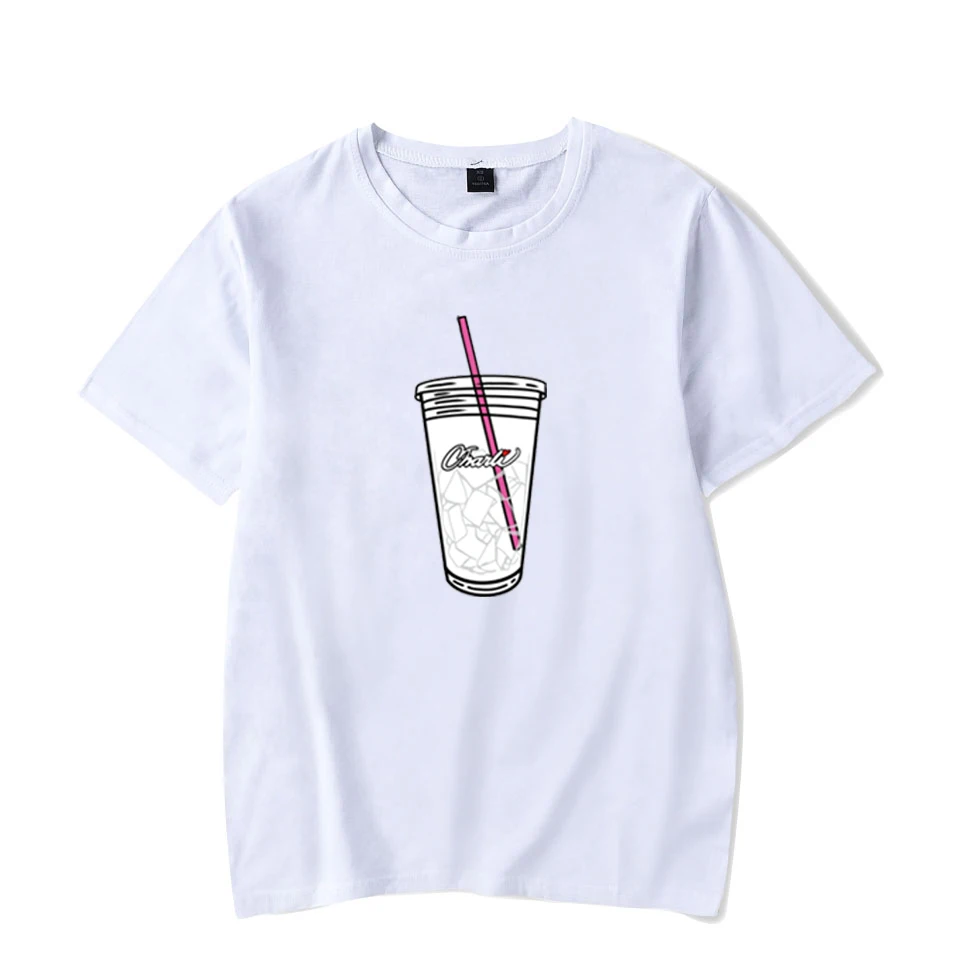

hot Arrival charli damelio merch T-shirt Ice Coffee Splatter T-Shirts Women/Men O-neck Short Sleeve Casual 100% Cotton T Shirt